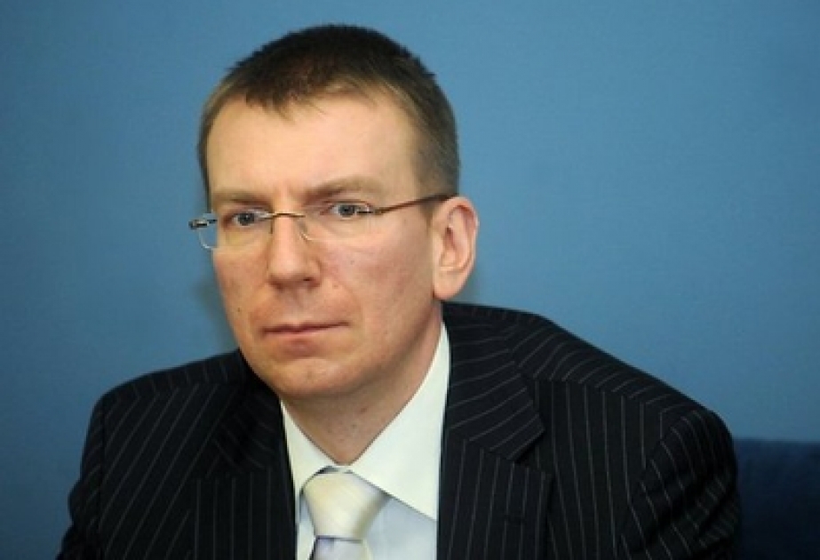 Министр иностранных дел Латвии в докладе коснулся намерения развивать сотрудничество с Азербайджаном