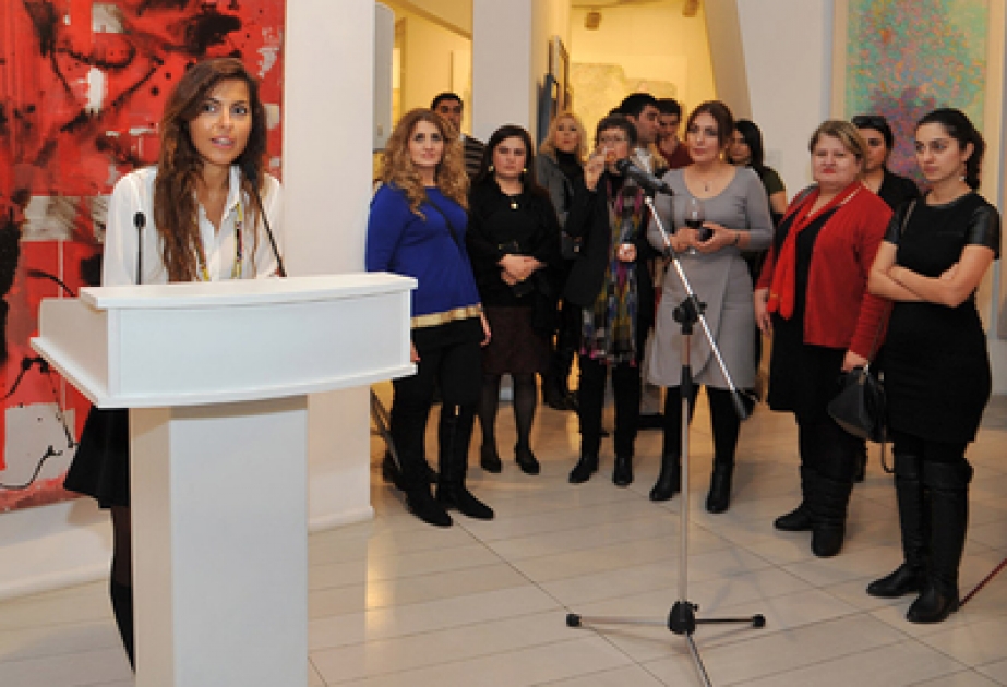 In Kooperation mit der Deutschen Botschaft in Baku die Ausstellung “realer Raum. Bild Raum” eröffnet worden