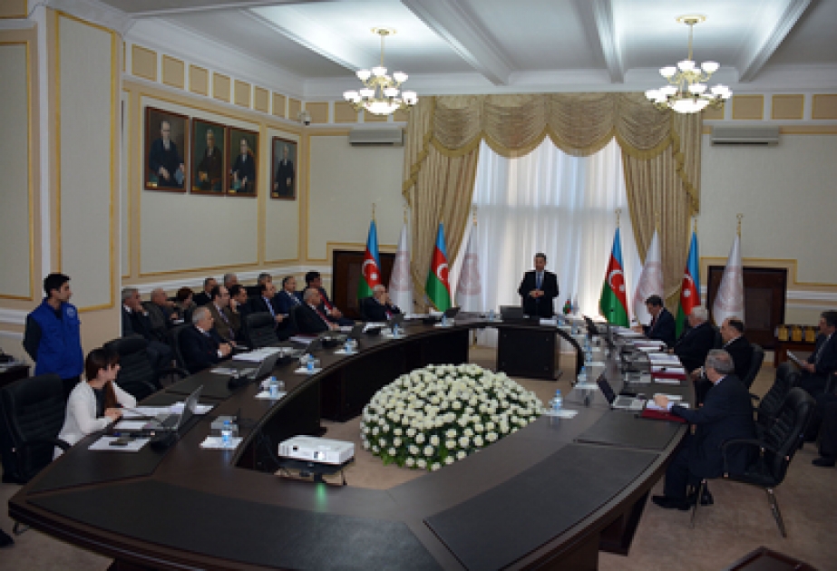 Состоялось очередное заседание Президиума Академии наук Азербайджана