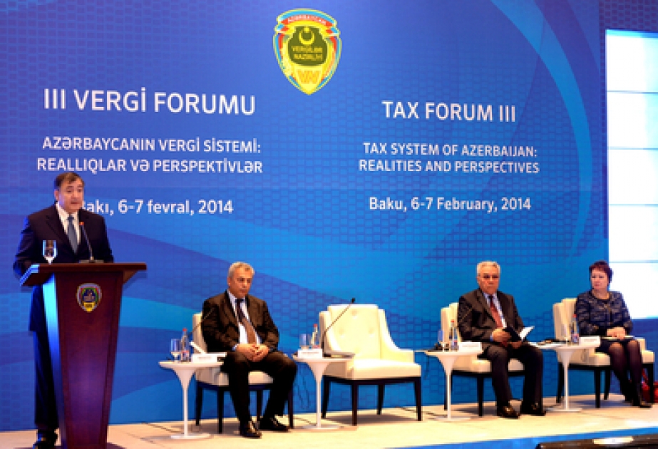 La session plénière du IIIe forum fiscal sur «Le système fiscal de l’Azerbaïdjan : les réalités et les perspectives» se tient à Bakou