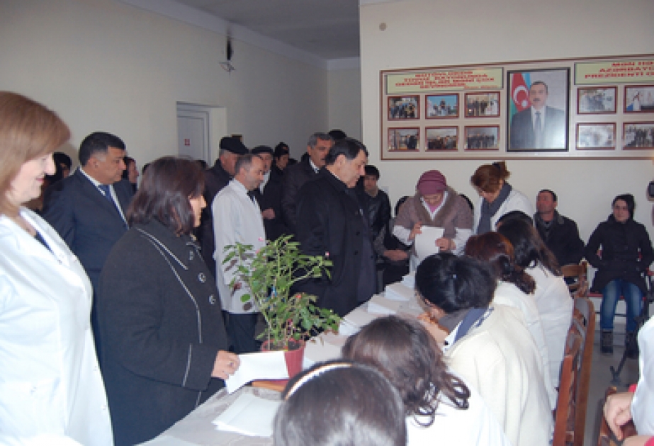 Tovuz rayonunda əhalinin pulsuz tibbi müayinəsinə başlanılmışdır