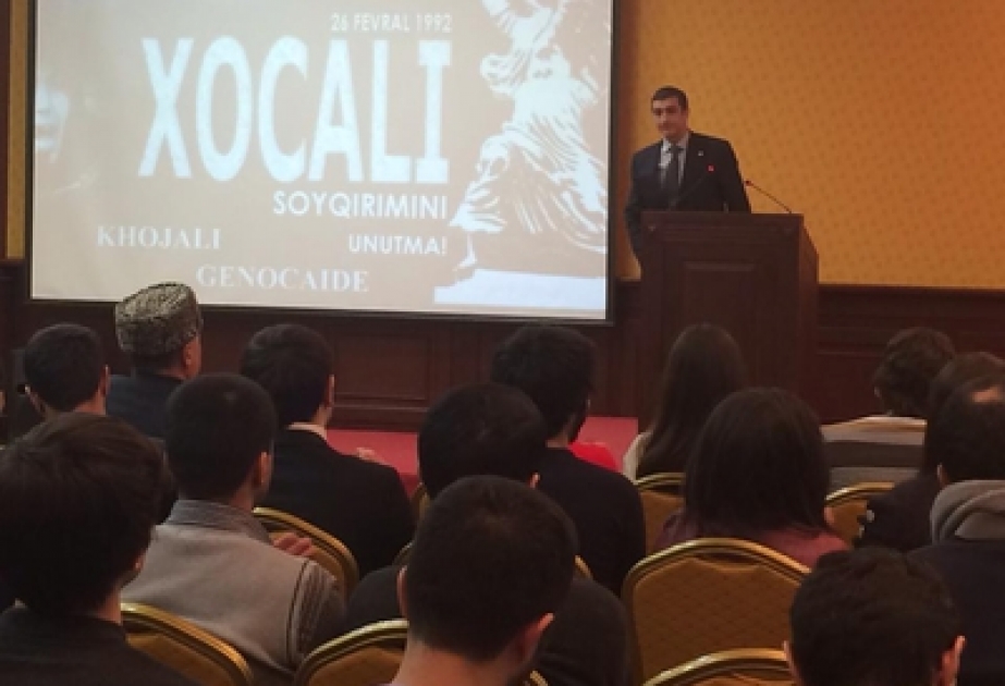Xocalı soyqırımı qurbanlarının xatirəsi Xarkov şəhərində anılmışdır