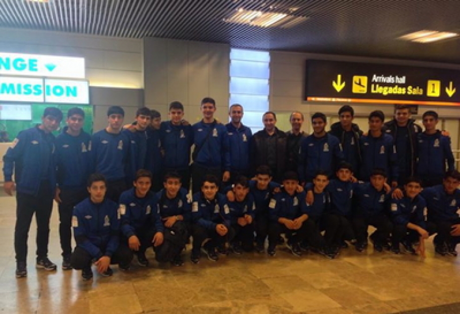 Azerbaijani U16 footballers embark on Madrid training camp