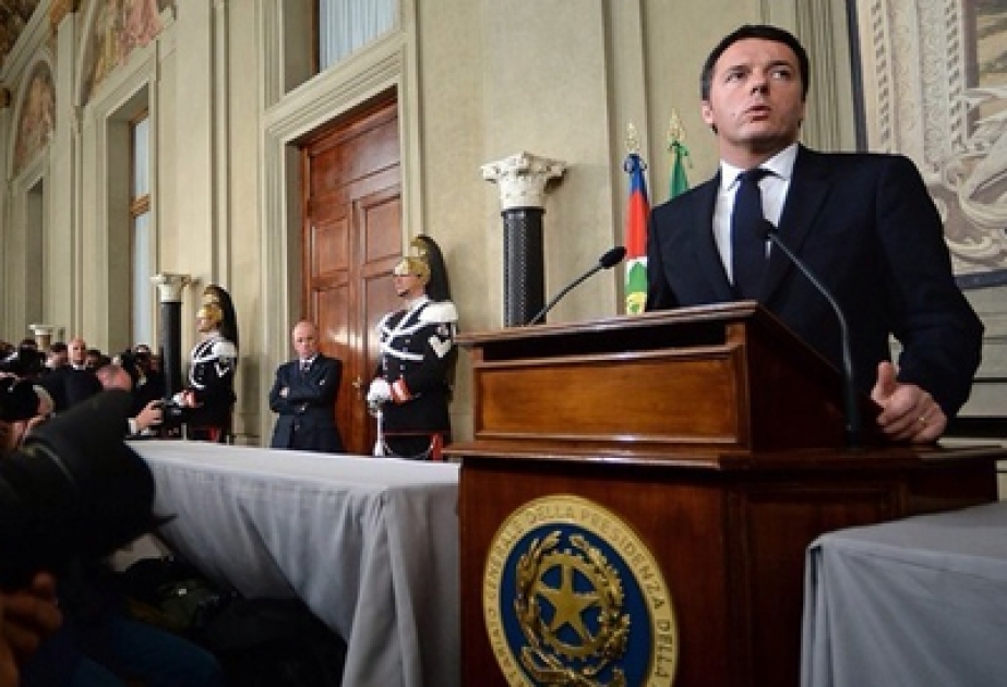 Matteo Renzi İtaliyanın yeni Baş naziri seçilmişdir VİDEO