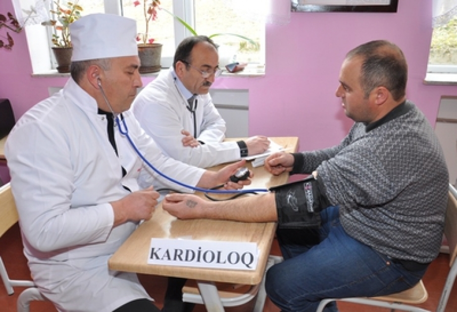 Hacıkənd qəsəbəsində məskunlaşan Xocalı və Kəlbəcər sakinləri tibbi müayinədən keçirilmişlər