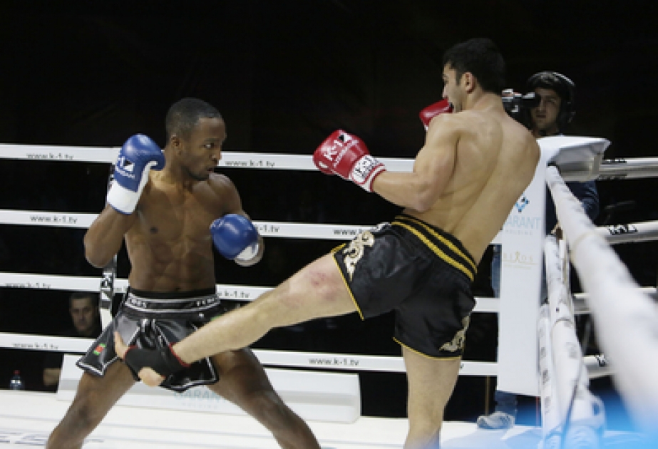 Another Azerbaijani fighter wins K-1 rating bout in Baku Grand Prix
