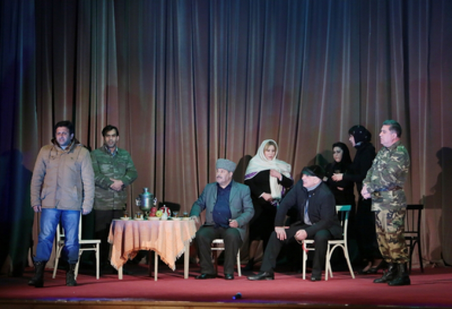Şuşa Dövlət Musiqili Dram Teatrının quruluşunda “Xocalı” tamaşasının premyerası keçirilmişdir