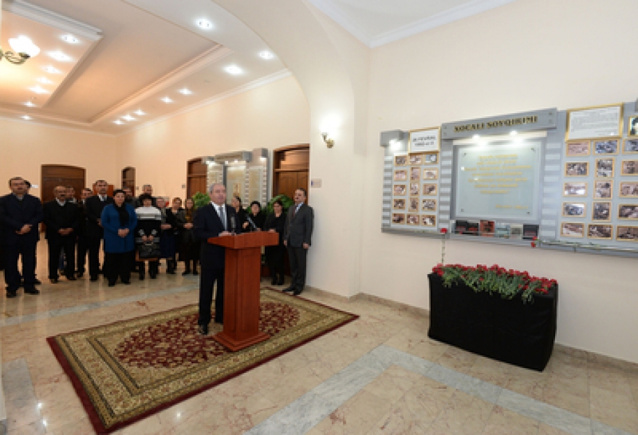 Xocalı faciəsi xalqımızın qan yaddaşından heç zaman silinməyəcəkdir