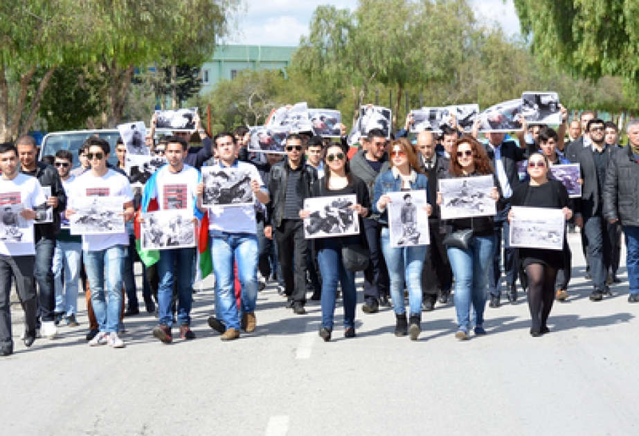 Doğu Akdeniz Universitetində ermənilərin Azərbaycan xalqına qarşı törətdiyi vəhşilikləri qəti şəkildə pisləmişlər
