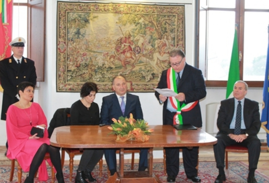 Azerbaijan`s Goychay, Italy` Valmontone become sister cities