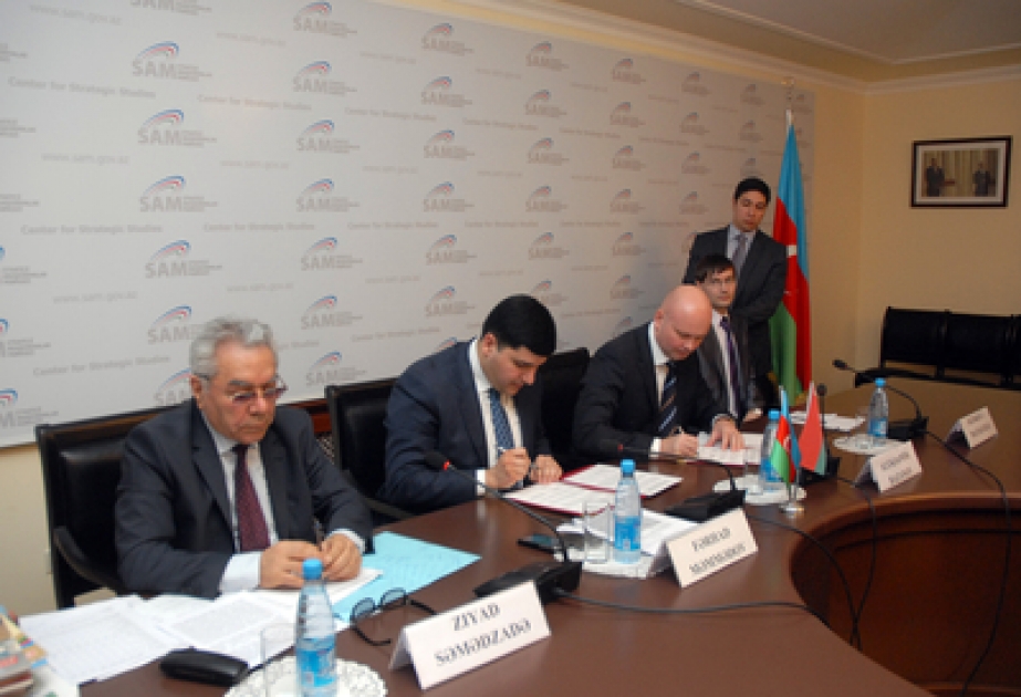 Azerbaijani, Belarus think tanks sign MoU