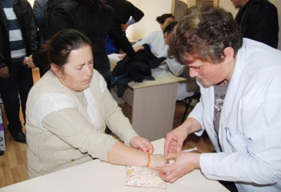 Naftalanlılar tibbi müayinələrdə mütəşəkkillik nümayiş etdirirlər