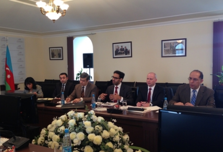 لقاء في مركز الدراسات الإستراتيجية مع رئيس بعثة صندوق النقد الدولي في أذربيجان