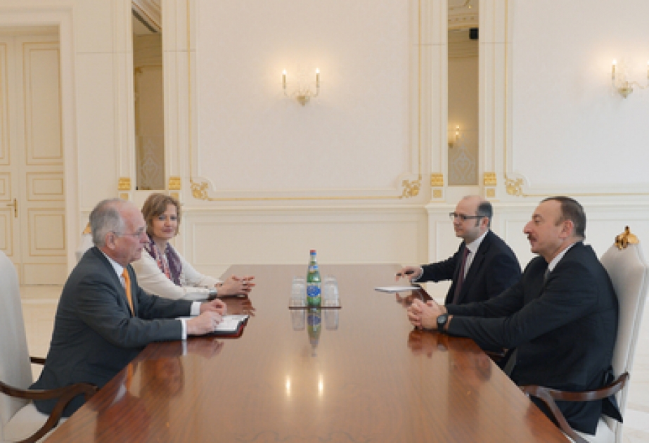 الرئيس إلهام علييف يستقبل رئيس مؤتمر ميونيخ للأمن