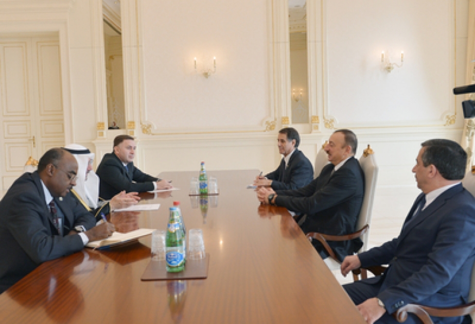 الرئيس إلهام علييف يستقبل أمين عام منظمة التعاون الإسلامي