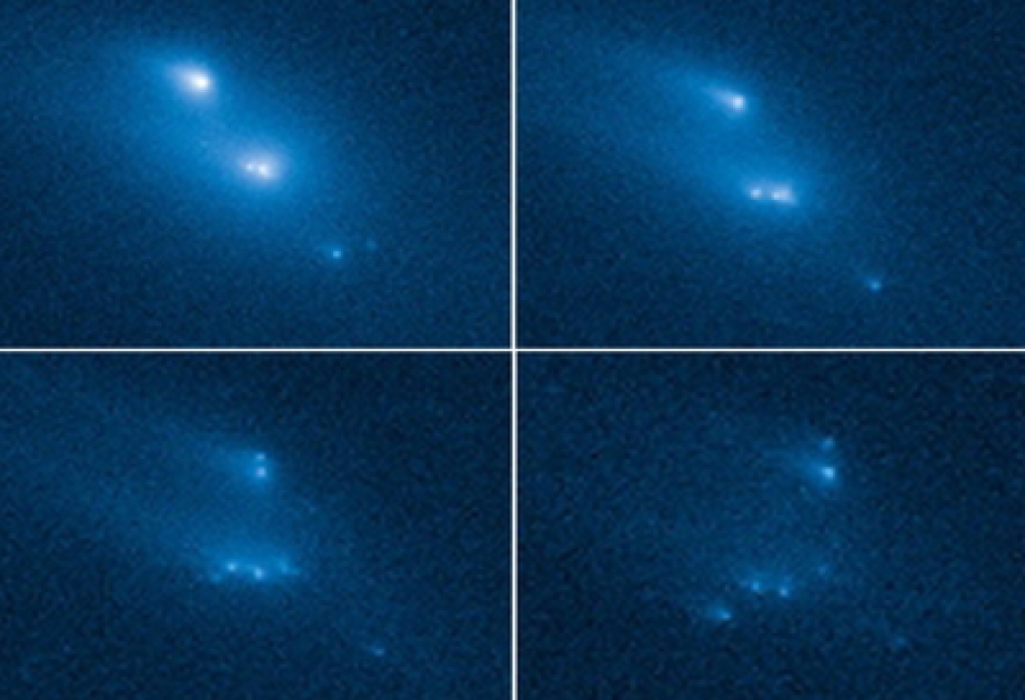 Spektakuläre Fotos von zerfallendem Asteroiden