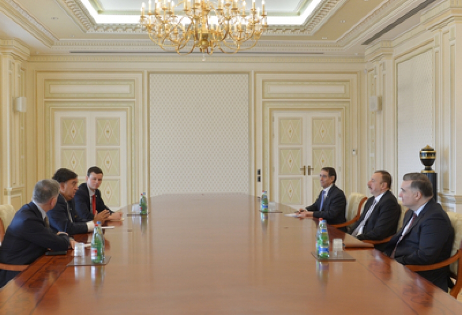 Le président de la République d’Azerbaïdjan Ilham Aliyev a reçu la délégation dirigée par Bill Richardson, président du Global Political Stratégies groupe de APCO Worldwide, ancien gouverneur du Nouveau-Mexique VIDEO