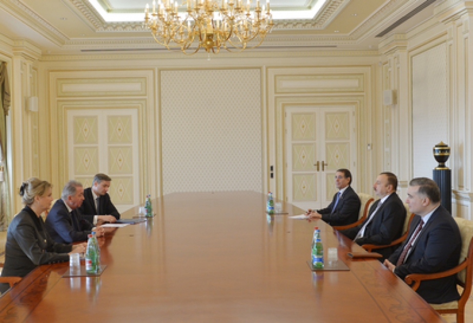 President Ilham Aliyev receives President of International Peace Institute VIDEO