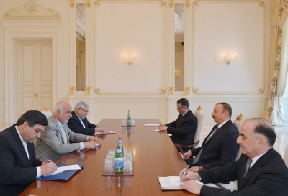 Le président azerbaïdjanais Ilham Aliyev a reçu une délégation conduite par le vice-ministre iranien des Affaires étrangères VIDEO