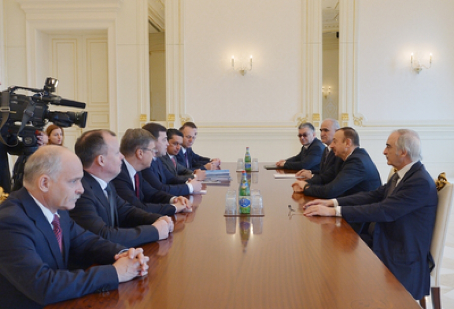 President Ilham Aliyev receives Sverdlovsk Governor VIDEO