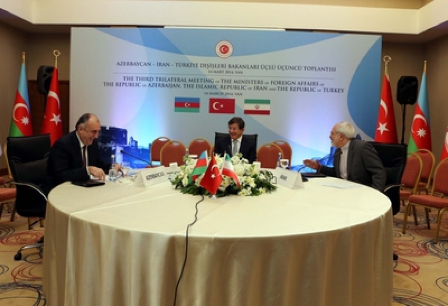 Van hosts trilateral meeting of Azerbaijani, Turkish and Iranian FMs