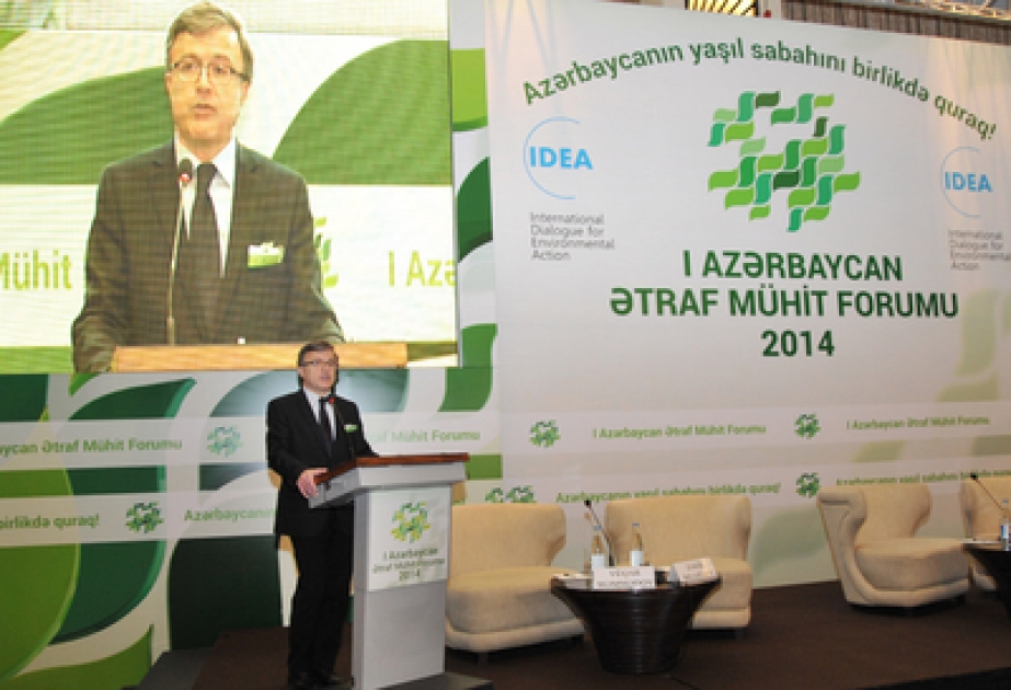 Le 1er Forum azerbaïdjanais sur l’environnement a lieu à Bakou