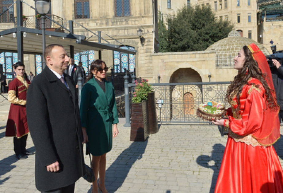 Bakıda Novruz bayramı münasibətilə ümumxalq şənliyi keçirilmişdirAzərbaycan Prezidenti İlham Əliyev şənlikdə iştirak etmişdir VİDEO
