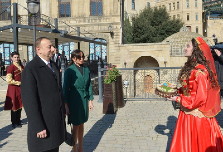 Les festivités nationales ont été organisées à l’occasion de la fête de Novrouz à BakouLe président azerbaïdjanais Ilham Aliyev a participé aux festivités VIDEO