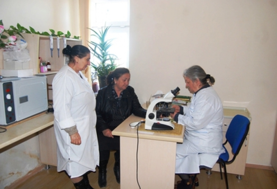 Naftalan şəhərində əhalinin pulsuz tibbi müayinədən keçirilməsi uğurla davam etdirilir