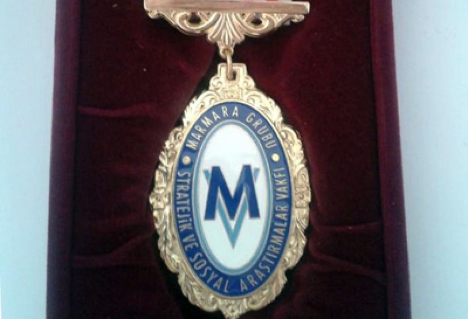 Marmara Group Strategic and Social Research Foundation awards Azerbaijan`s Consul General