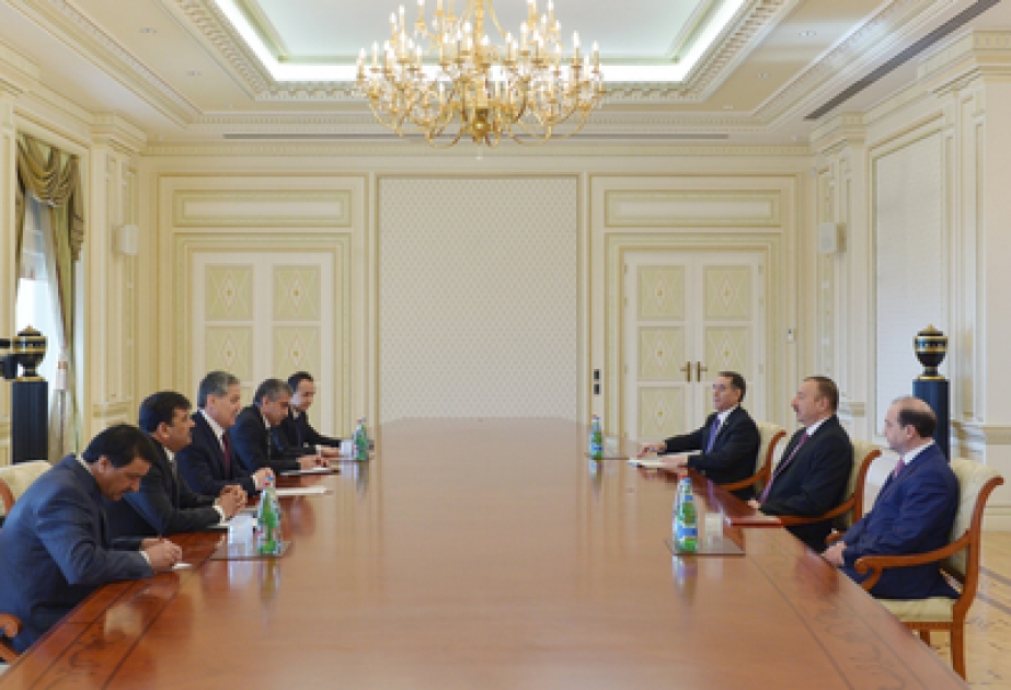Azerbaijani President receives Tajik FM VIDEO