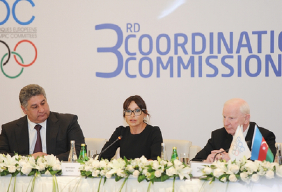 Coordination Committee of Baku 2015 European Games holds 3rd Sitting Head of the Games` Organizing Committee Mehriban Aliyeva attends the event