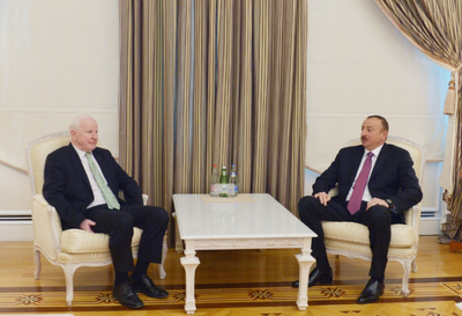 Президент Азербайджана Ильхам Алиев принял президента Европейского олимпийского комитета ВИДЕО