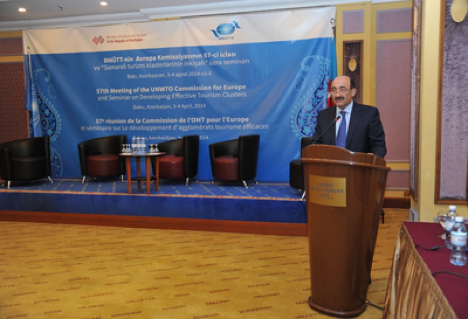 Bakıda Dünya Turizm Təşkilatı Avropa Komissiyasının 57-ci iclası çərçivəsində “Səmərəli turizm klasterlərinin inkişafı” mövzusunda seminar keçirilmişdir