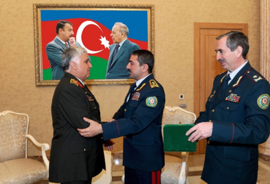 Azerbaijani State Border Service awards Turkish General Staff Chief