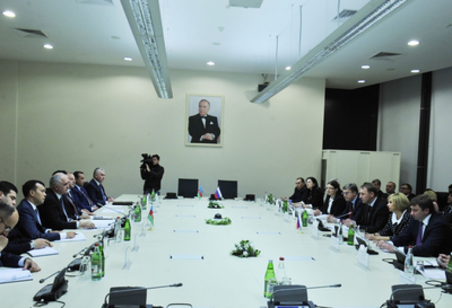 Azerbaijani Economy and Industry Minister meets delegation of Stavropol region