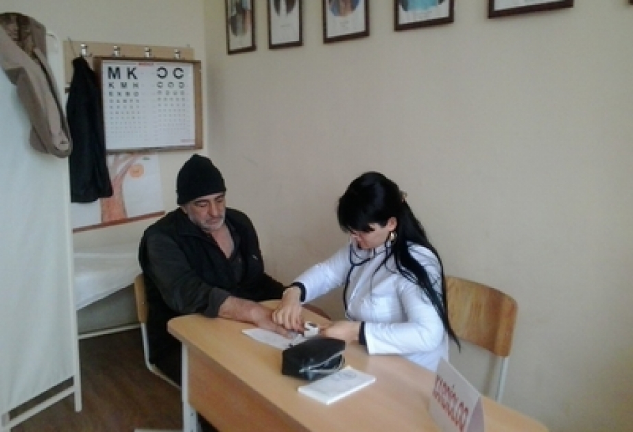 Səyyar həkim briqadaları Samux rayonunun kənd və qəsəbələrində tibbi müayinələr aparır