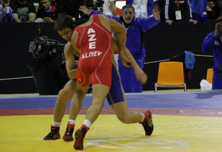 Azerbaijani Greco-Roman wrestlers win two European medals