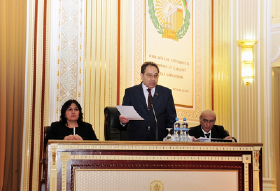 Bakı Dövlət Universitetində 2013-cü ildə yerinə yetirilmiş tədqiqatların nəticələri müzakirə edilmişdir