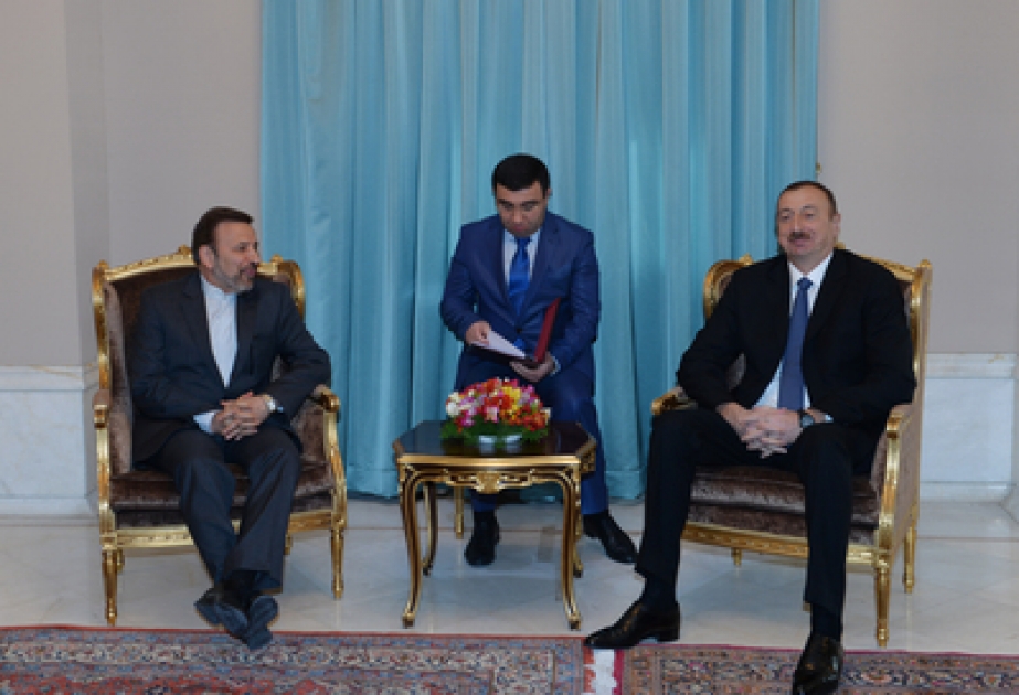 Le président azerbaïdjanais Ilham Aliyev a rencontré Mahmoud Vaezi, ministre iranien des technologies de la communication et de l’information et coprésident de la commission intergouvernementale VIDEO
