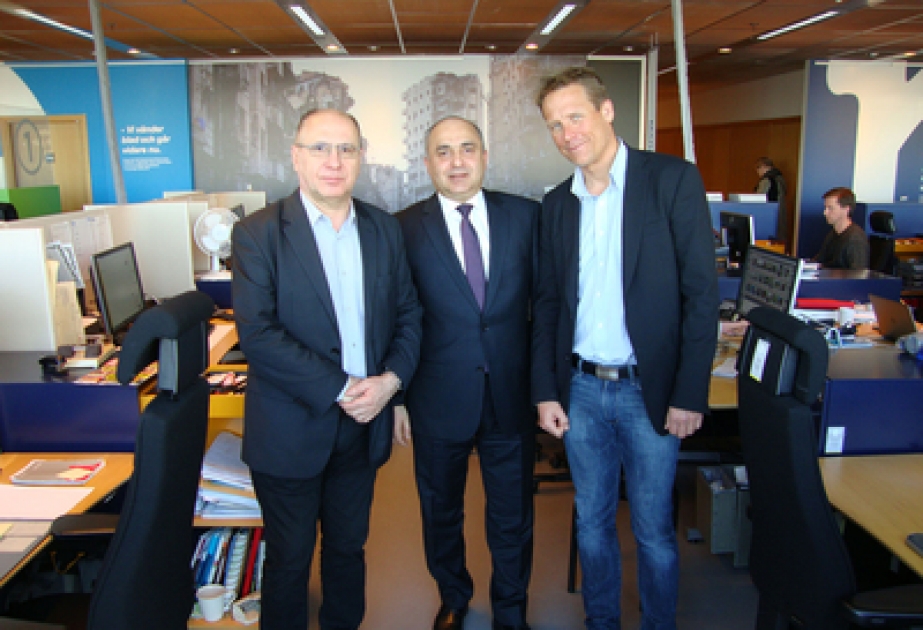 Посол Азербайджана в Швеции встретился с главой крупнейшего информационного агентства Скандинавии