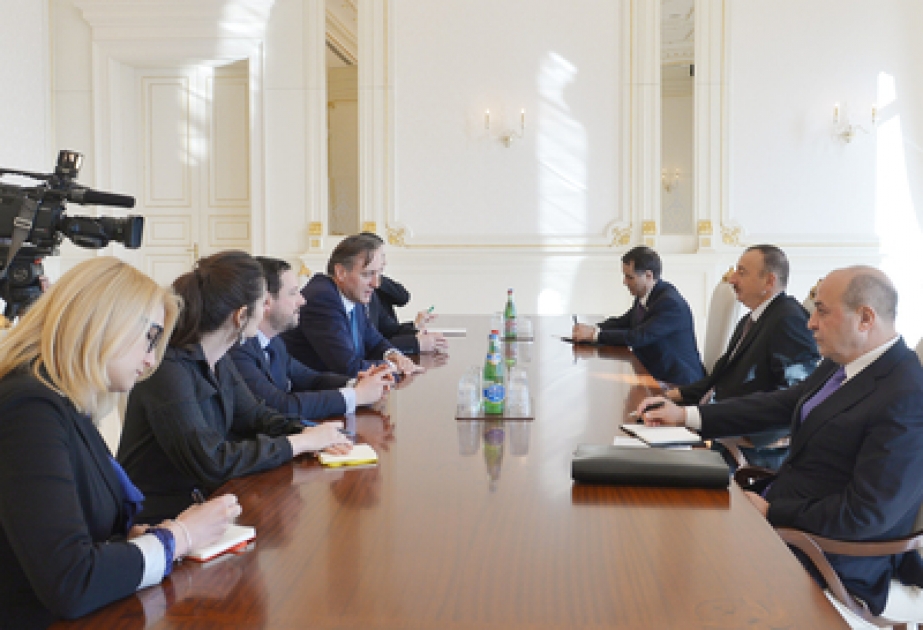 Президент Азербайджана Ильхам Алиев принял делегацию, возглавляемую председателем парламента Монтенегро, президентом Парламентской Ассамблеи ОБСЕ ВИДЕО