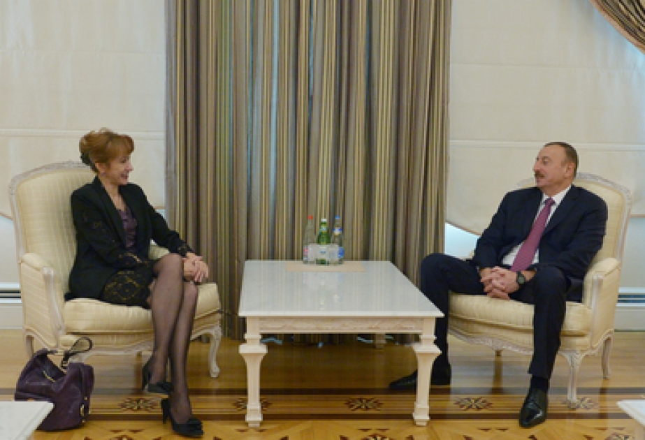President Ilham Aliyev received incoming head of the Council of Europe`s Office in Baku VIDEO