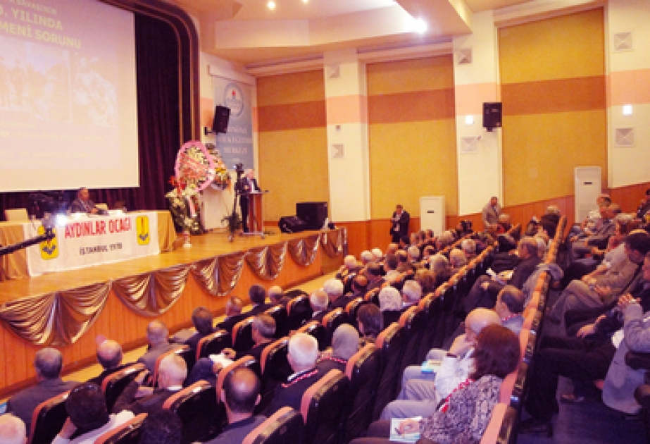 “Aydınlar ocağı” uydurma “erməni məsələsi” ilə bağlı İstanbulda konfrans keçirmişdir