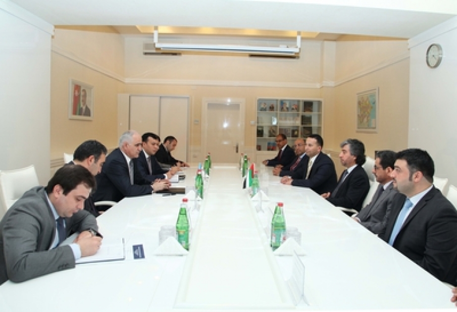 Azerbaijani Minister of Economy and Industry meets Vice Chairman of Dubai Chamber of Commerce and Industry