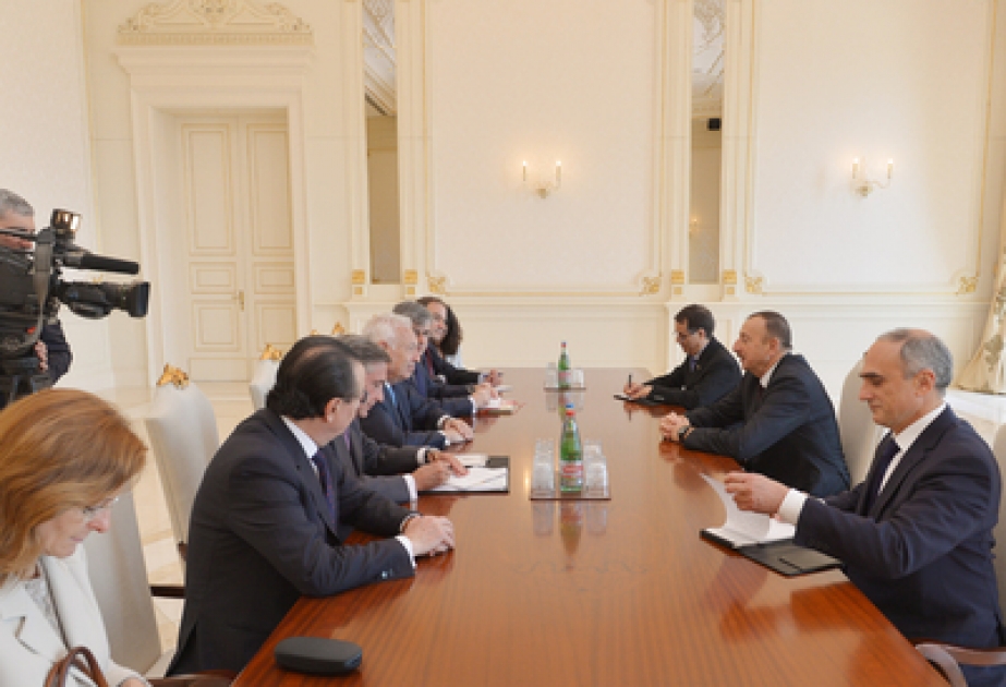 President Ilham Aliyev received delegation led by Minister of Foreign Affairs and Cooperation of the Kingdom of Spain VIDEO
