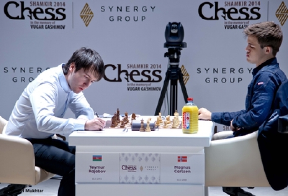 Азербайджанский гроссмейстер Теймур Раджабов одержал победу над чемпионом мира Магнусом Карлсеном