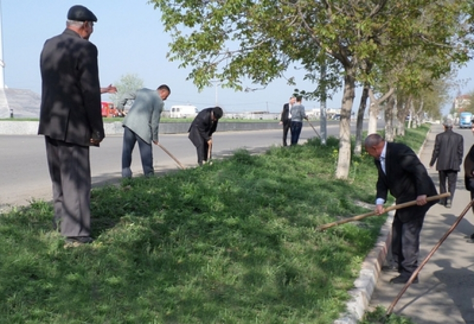 Ağstafada ağacəkmə kampaniyası keçirilmiş və təmizlik işləri aparılmışdır