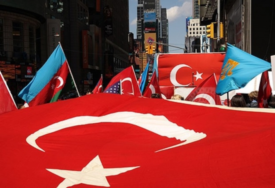 Qondarma “erməni soyqırımı” iddiaları əleyhinə ABŞ-da keçirilmiş etiraz aksiyası Türkiyə mətbuatında geniş işıqlandırılmışdır