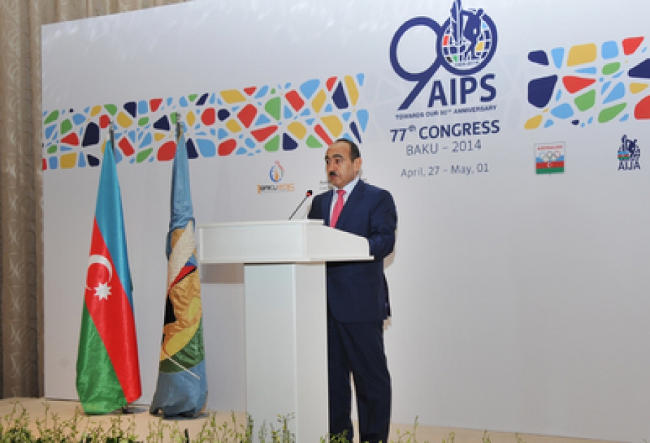 Le 77e congrès de l’Association internationale de la presse sportive (AIPS) a débuté à Bakou